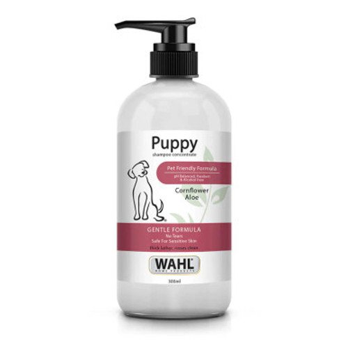 20% de réduction sur le shampooing pour chiots Wahl 300ml (10.14 oz) chez Atlantic animalerie en ligne