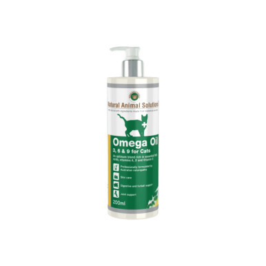 Natural Animal Solutions Omega 3 6 & 9 Oil For Cats 200ml (6.76 fl oz)