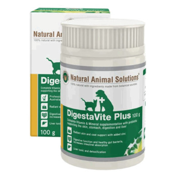 Natural Animal Solutions DigestaVite Plus Multivitamin 100g (3.52 oz)