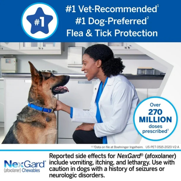 NexGard Floh & Zecke Kautabletten für Hunde