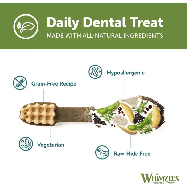 Whimzees Toothbrush Dog Dental Treats