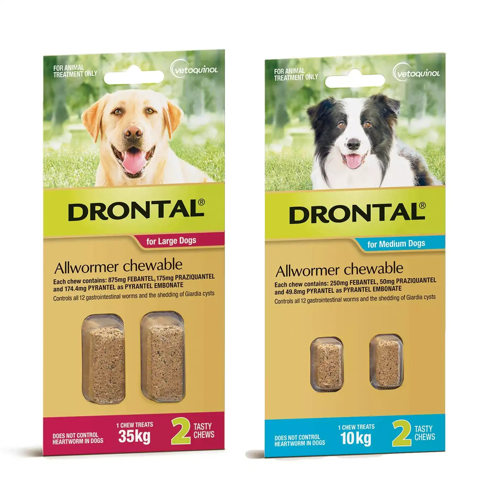 Drontal Allwormer Masticables para Perros Atlantic Pet Products