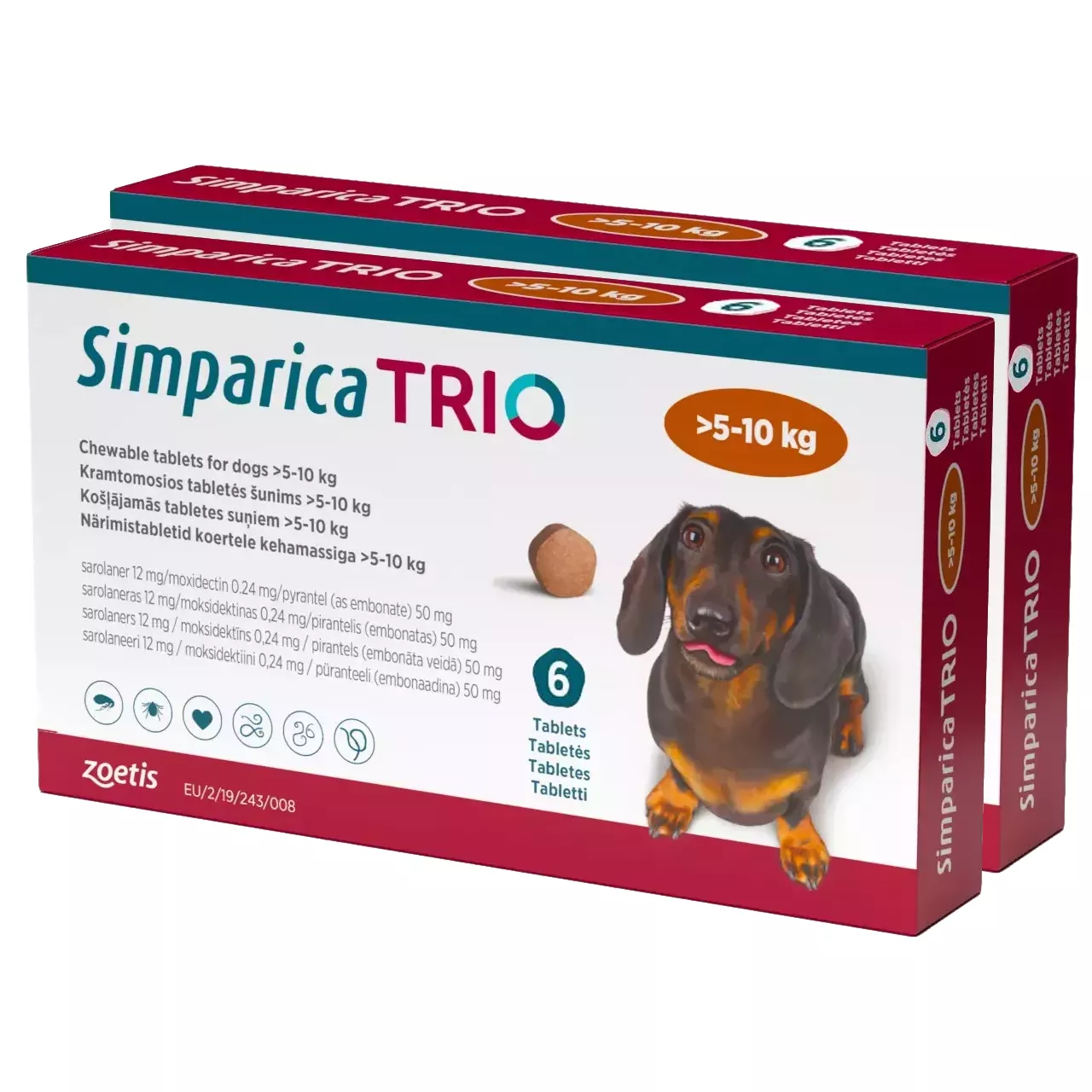 Simparica TRIO für Hunde