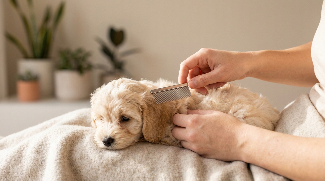 Wanneer begin je met vlooien- en tekenbehandeling bij puppy’s (en wat gebruik je als eerste)?