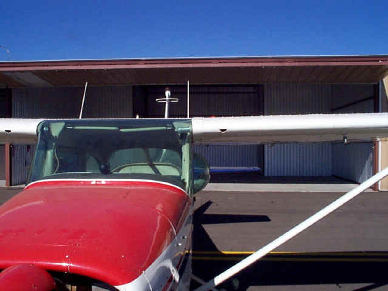 6" Bubble installed in a Cessna 172D