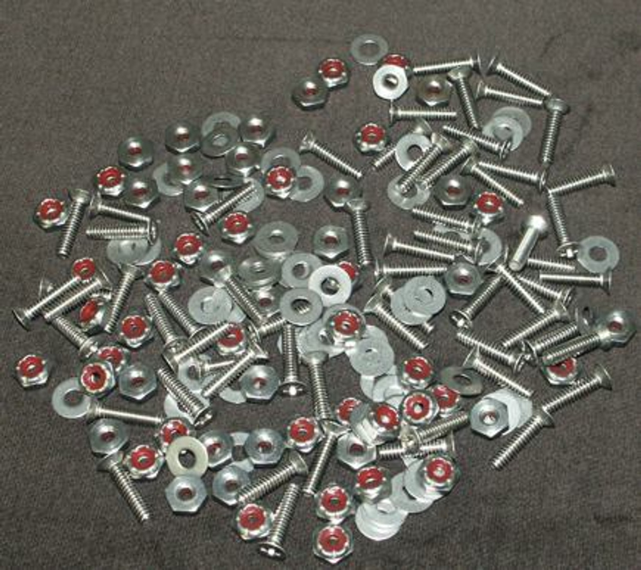 FLAT HEAD - 60pc Door/Pilot SS Screw Kit