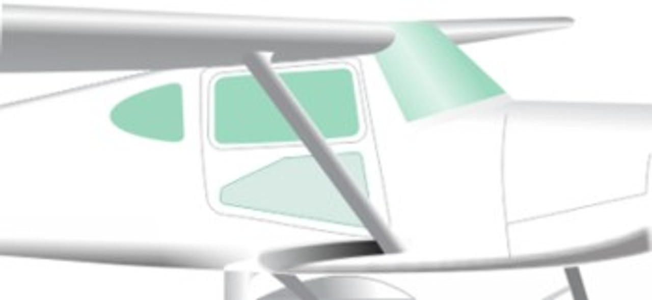 Cessna 150 Windshield & Window Set