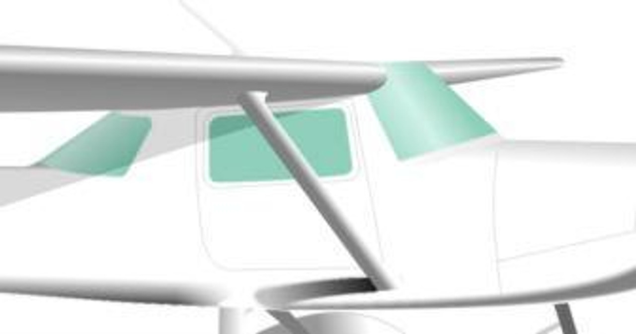 Cessna 150F Windshield & Window Set