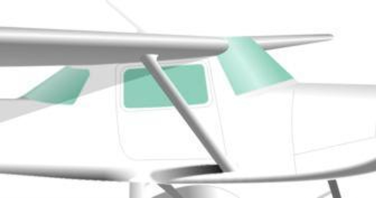 Cessna 150G ~ 150J Windshield & Window Set
