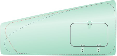Beech 35-C33 Debonair Windshields, windows, and parts