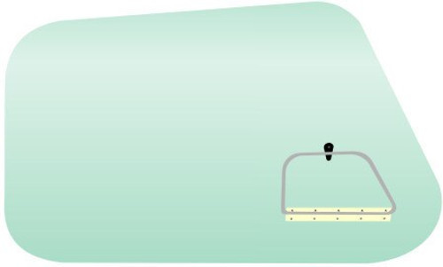 2283 - Piper Door window assembly