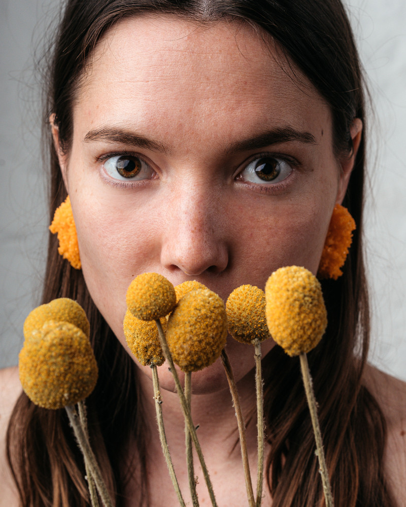 Sugar Earrings Turmeric - Carla Movia