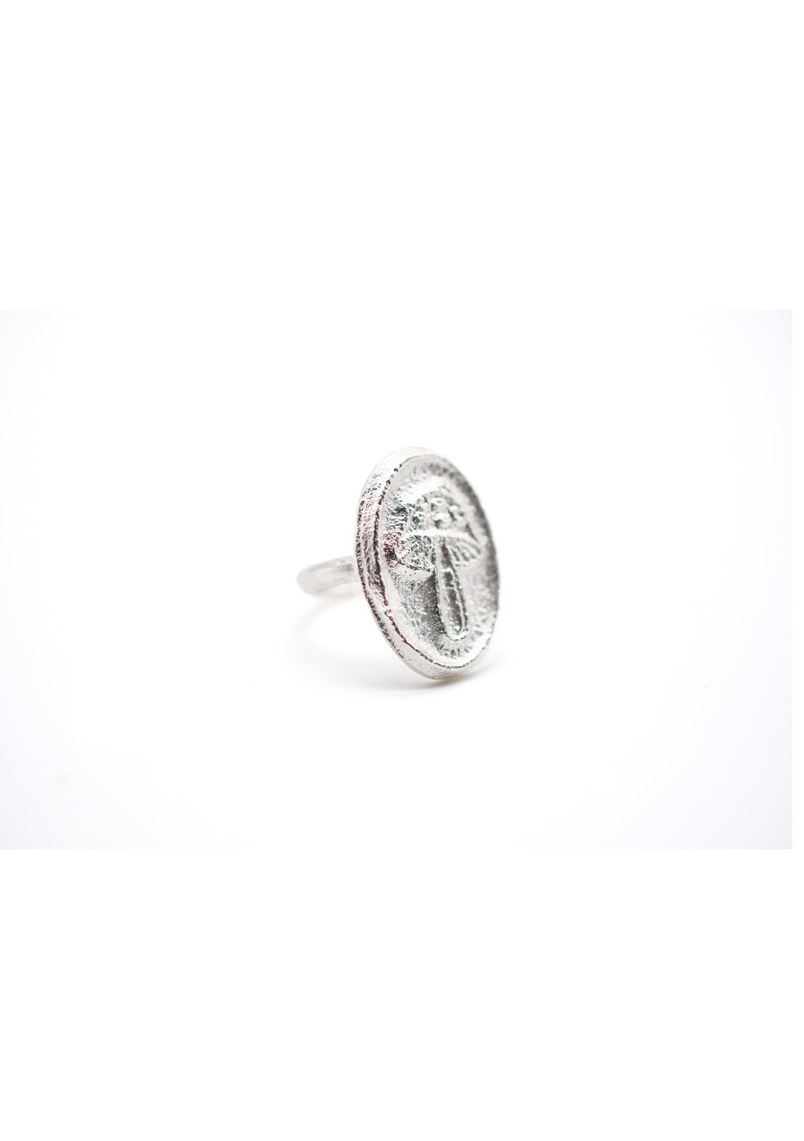 Mushroom Silver Ring - Carla Movia