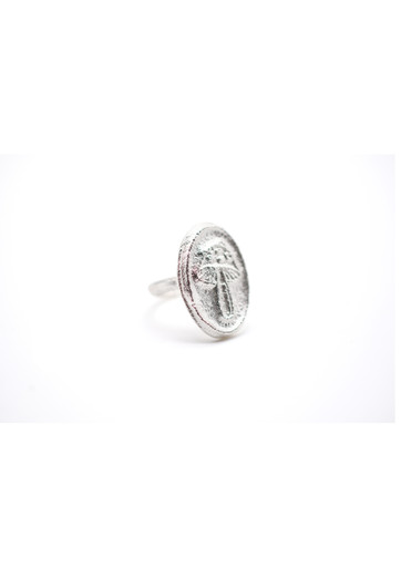 Mushroom Silver Ring