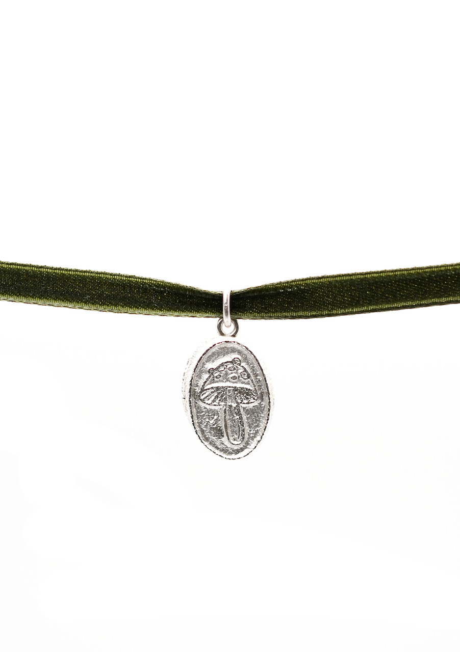 Mushroom Silver Pendant - Carla Movia