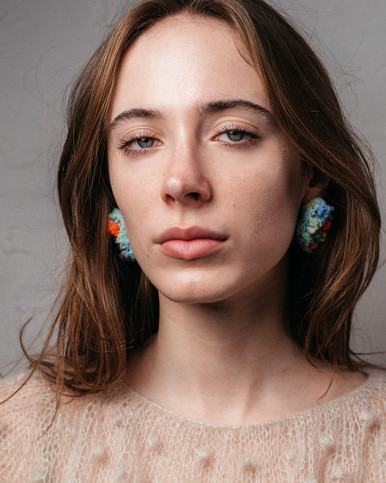 Sugar Earrings Acqua Confetti