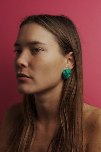 Sugar Earrings Bright Green