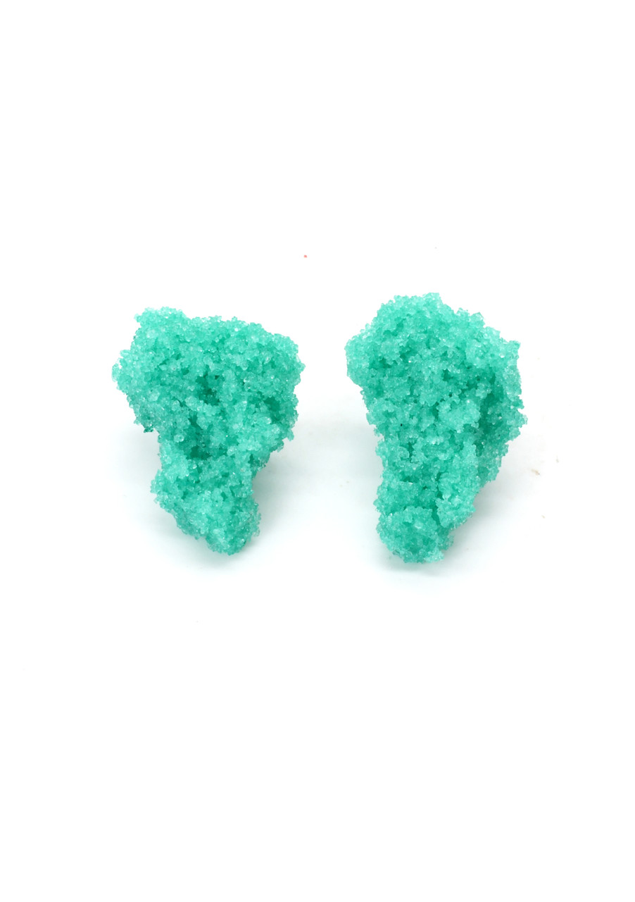 Sugar Earrings Bright Green - Carla Movia