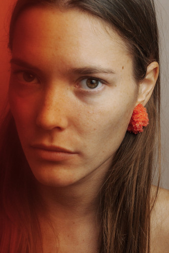Sugar Earrings Bright Red