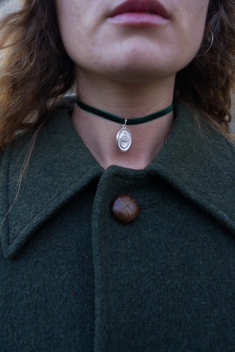 Lily of the Valley Silver Pendant