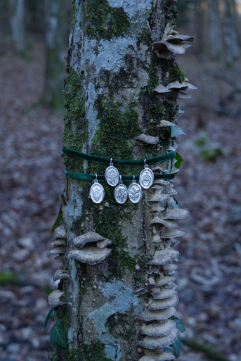 Chamomile Silver Pendant