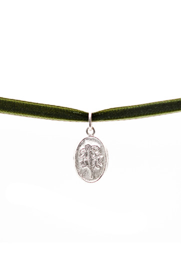 Chamomile Silver Pendant
