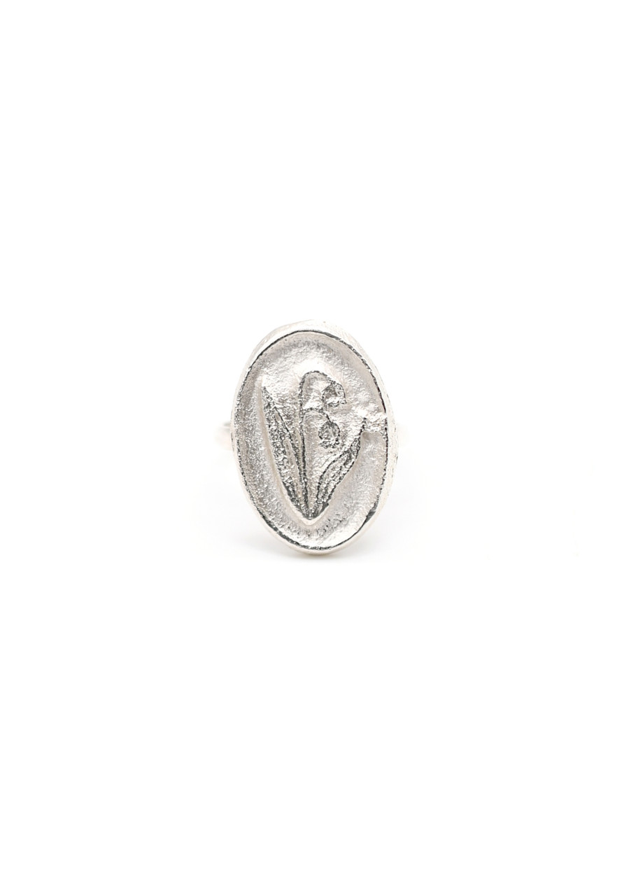 Lily of the Valley Silver Ring - Carla Movia