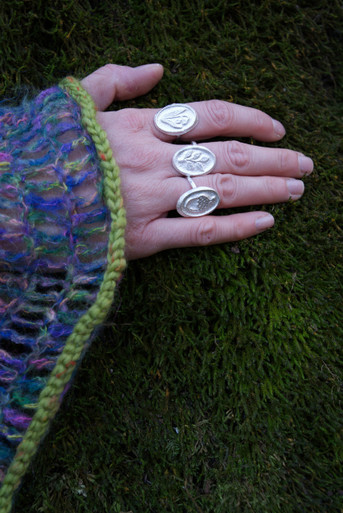 Acorn Silver Ring