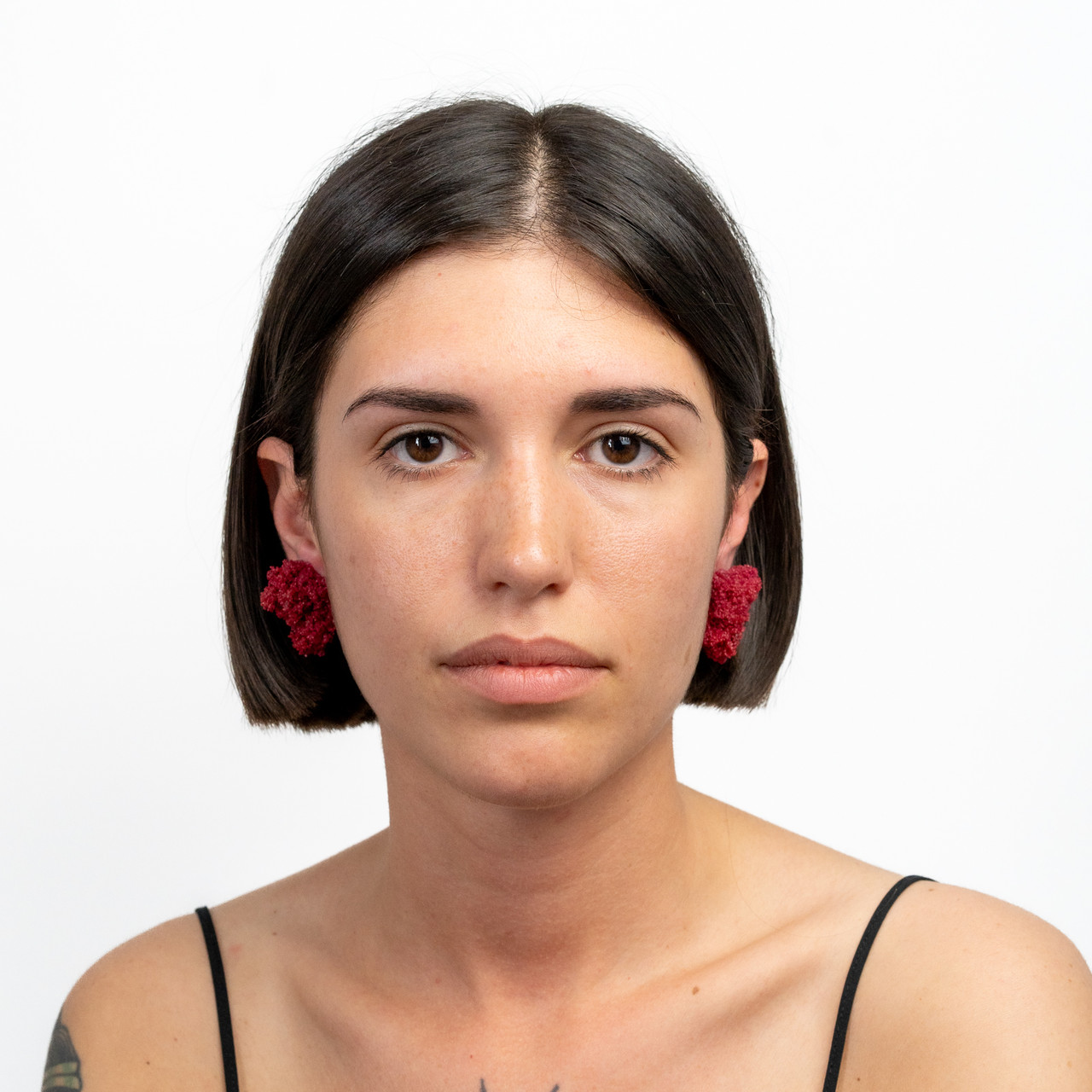 Sugar Earrings Bordeaux - Carla Movia