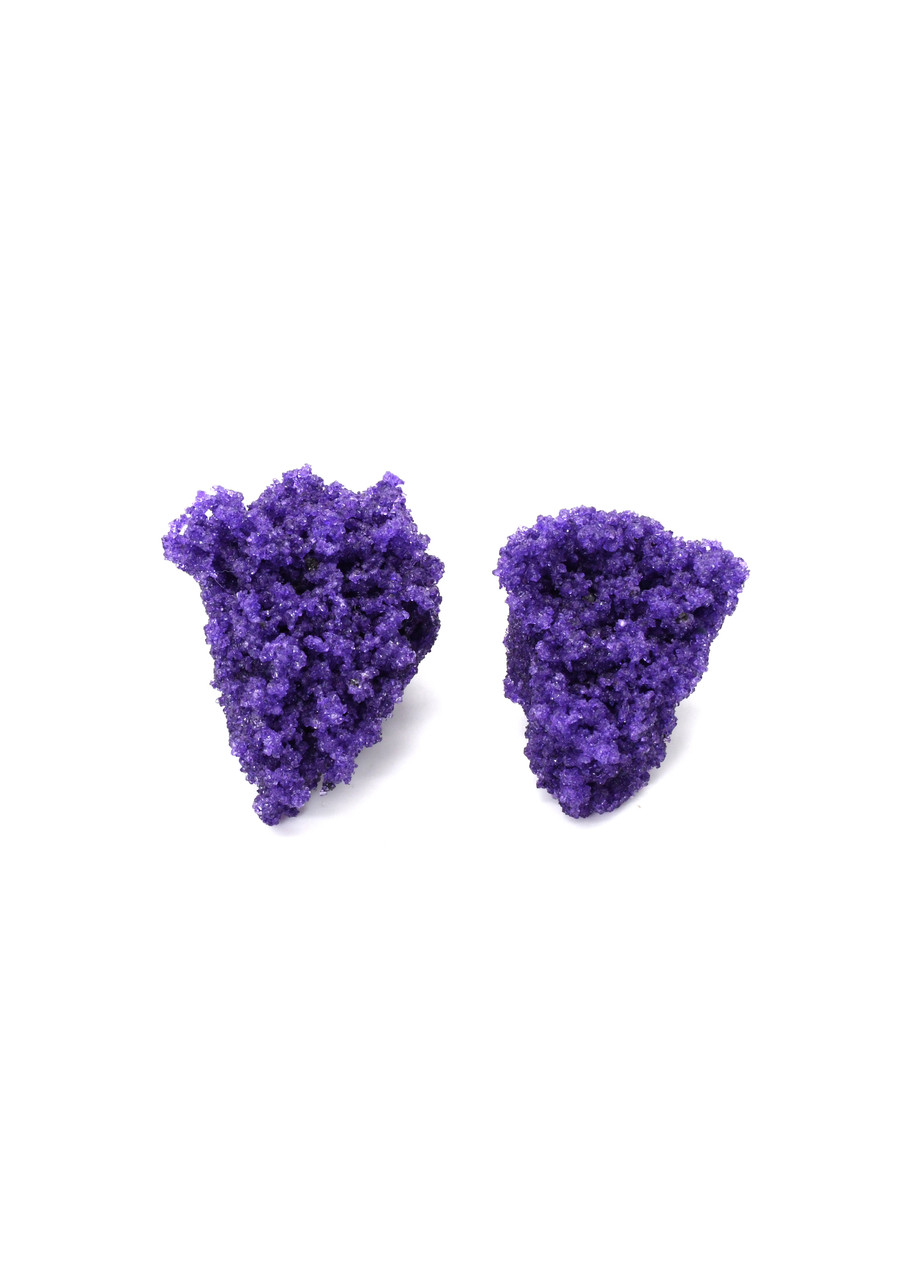Sugar Earrings Dark Purple - Carla Movia