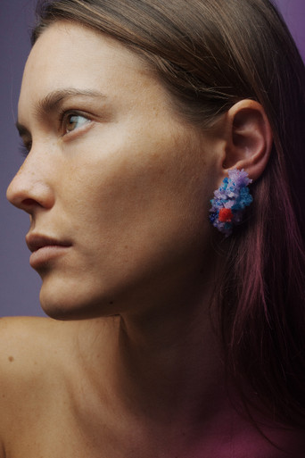 Sugar Earrings Lilla Confetti