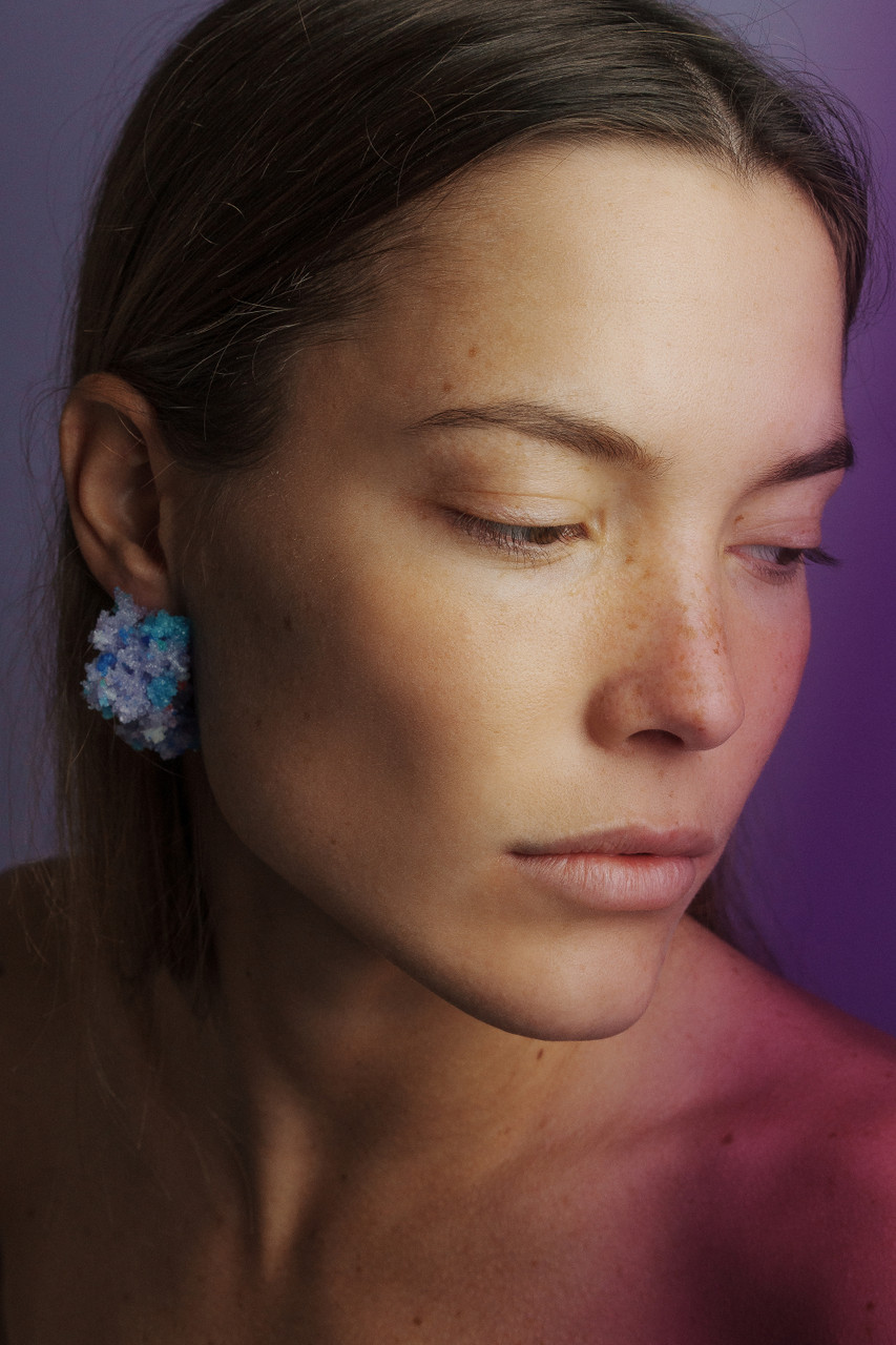 Sugar Earrings Lilla Confetti - Carla Movia