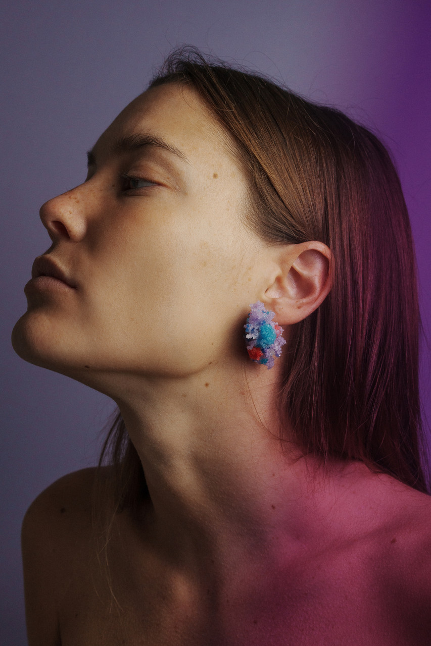 Sugar Earrings Lilla Confetti - Carla Movia