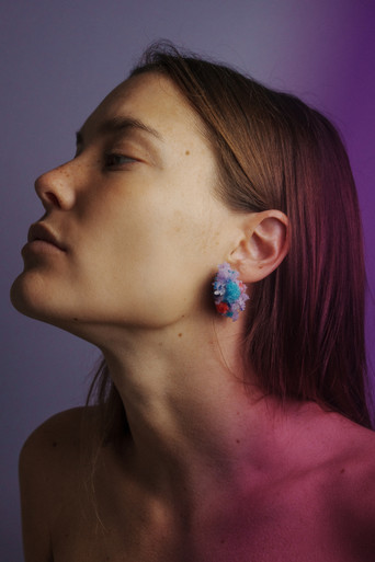 Sugar Earrings Lilla Confetti
