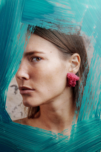 Sugar Earrings Magenta