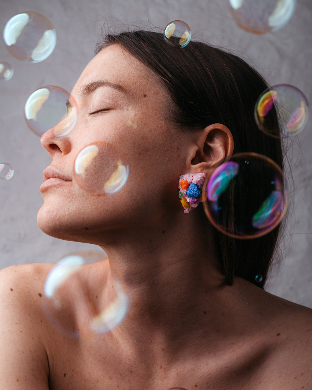Sugar Earrings Pink Confetti - Carla Movia