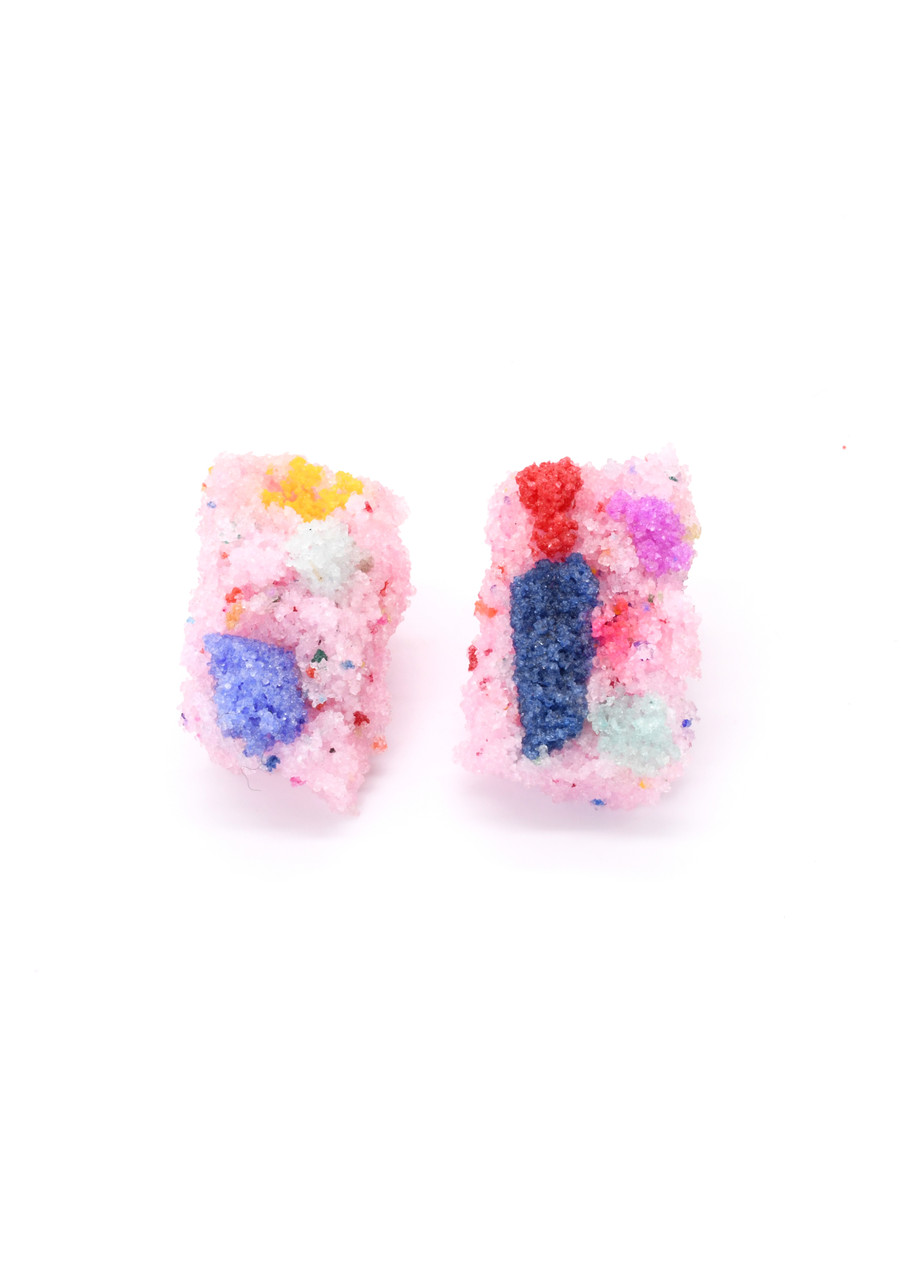 Sugar Earrings Pink Confetti - Carla Movia