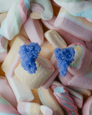 Sugar Earrings Powder Blue