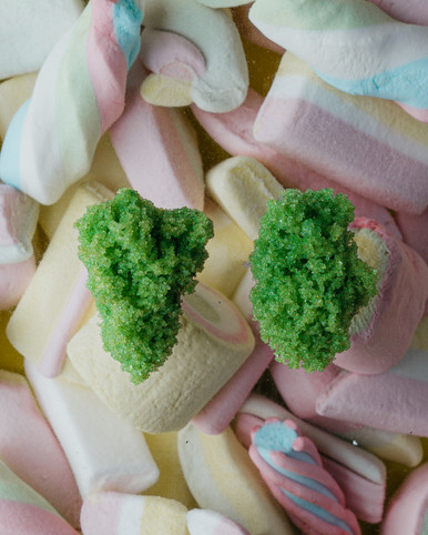 Sugar Earrings Spinach