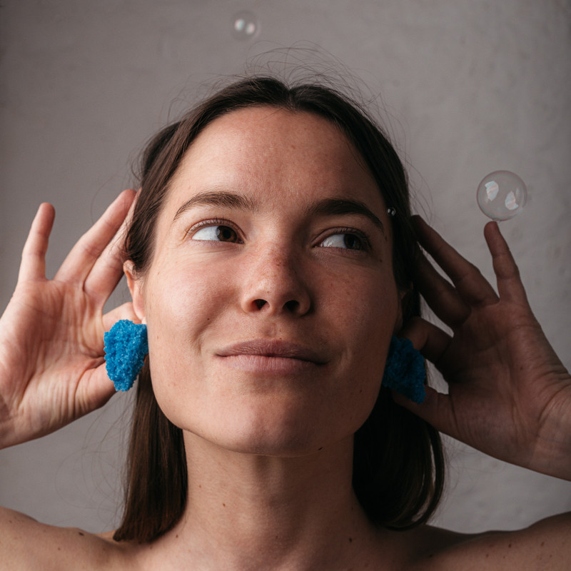 Sugar Earrings Turquoise - Carla Movia