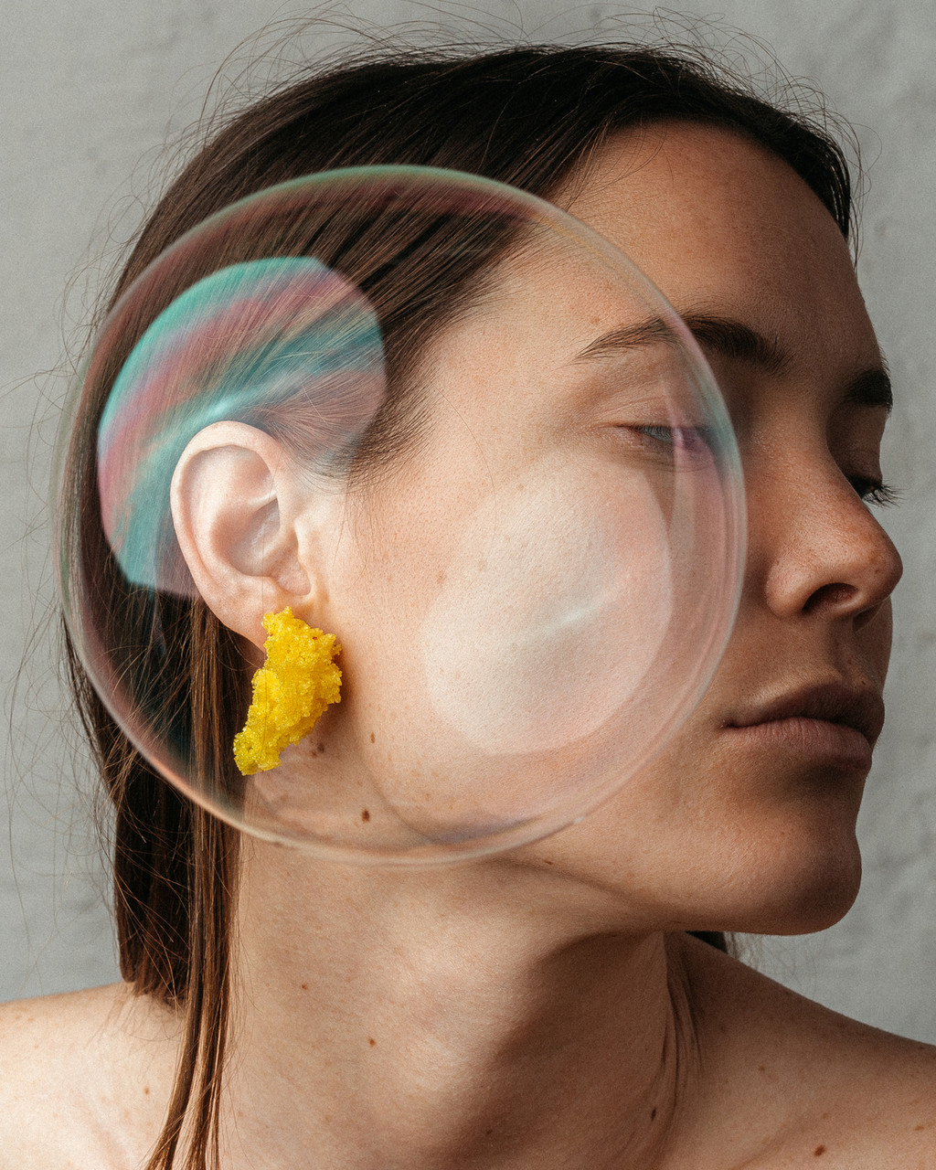 Sugar Earrings Yellow - Carla Movia
