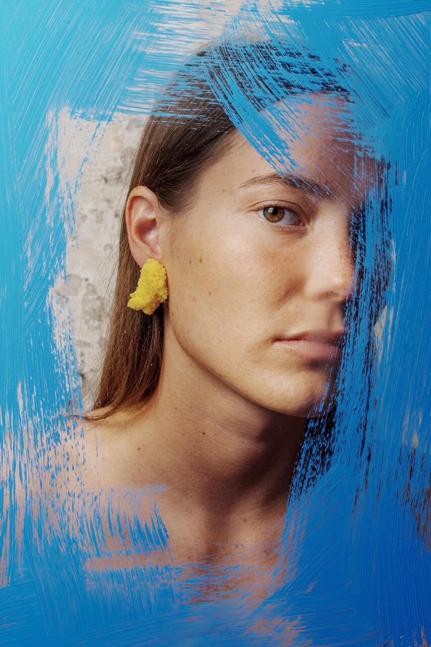 Sugar Earrings Yellow - Carla Movia