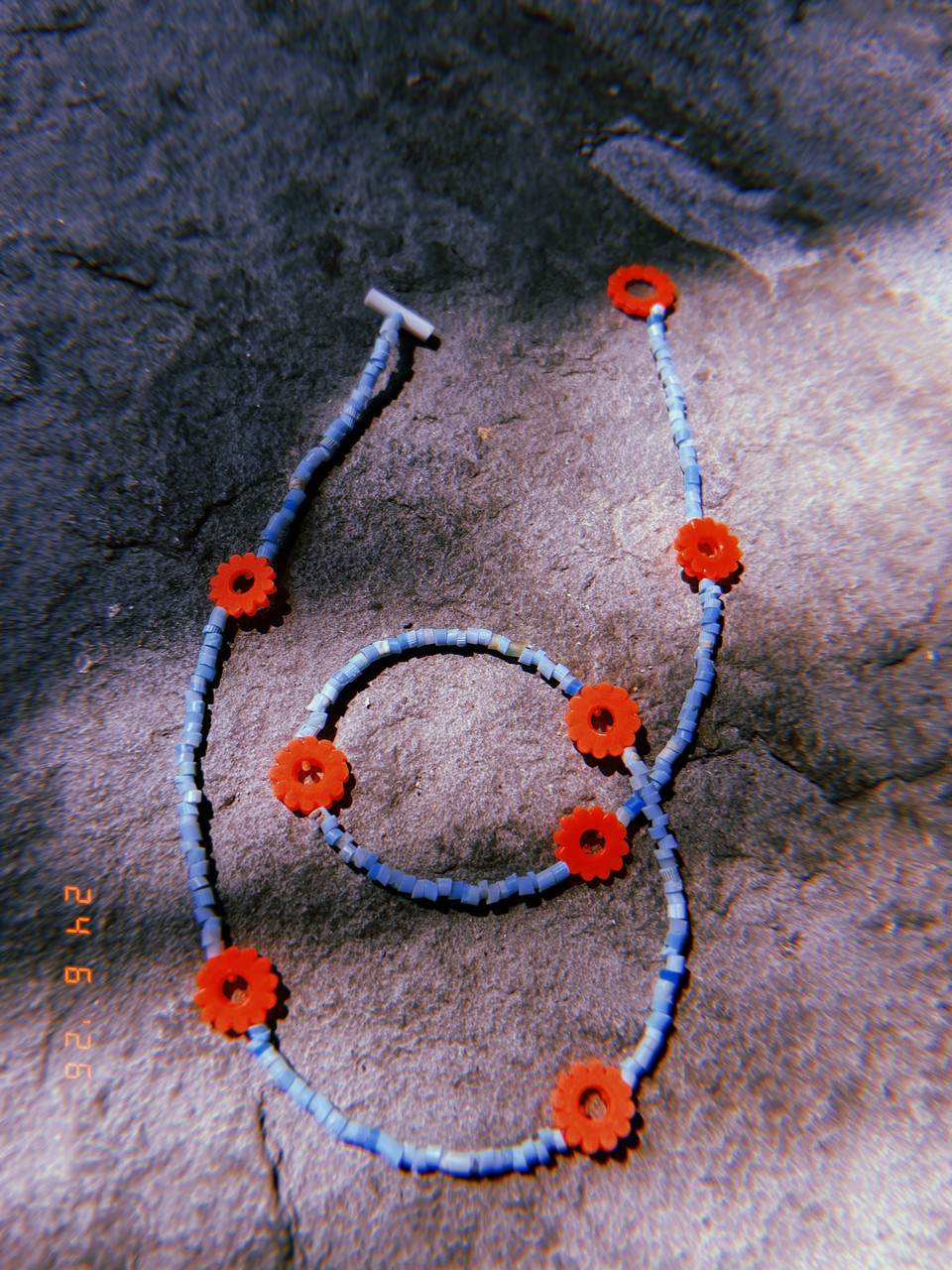 Friendship Necklace Turquoise & Red - Carla Movia