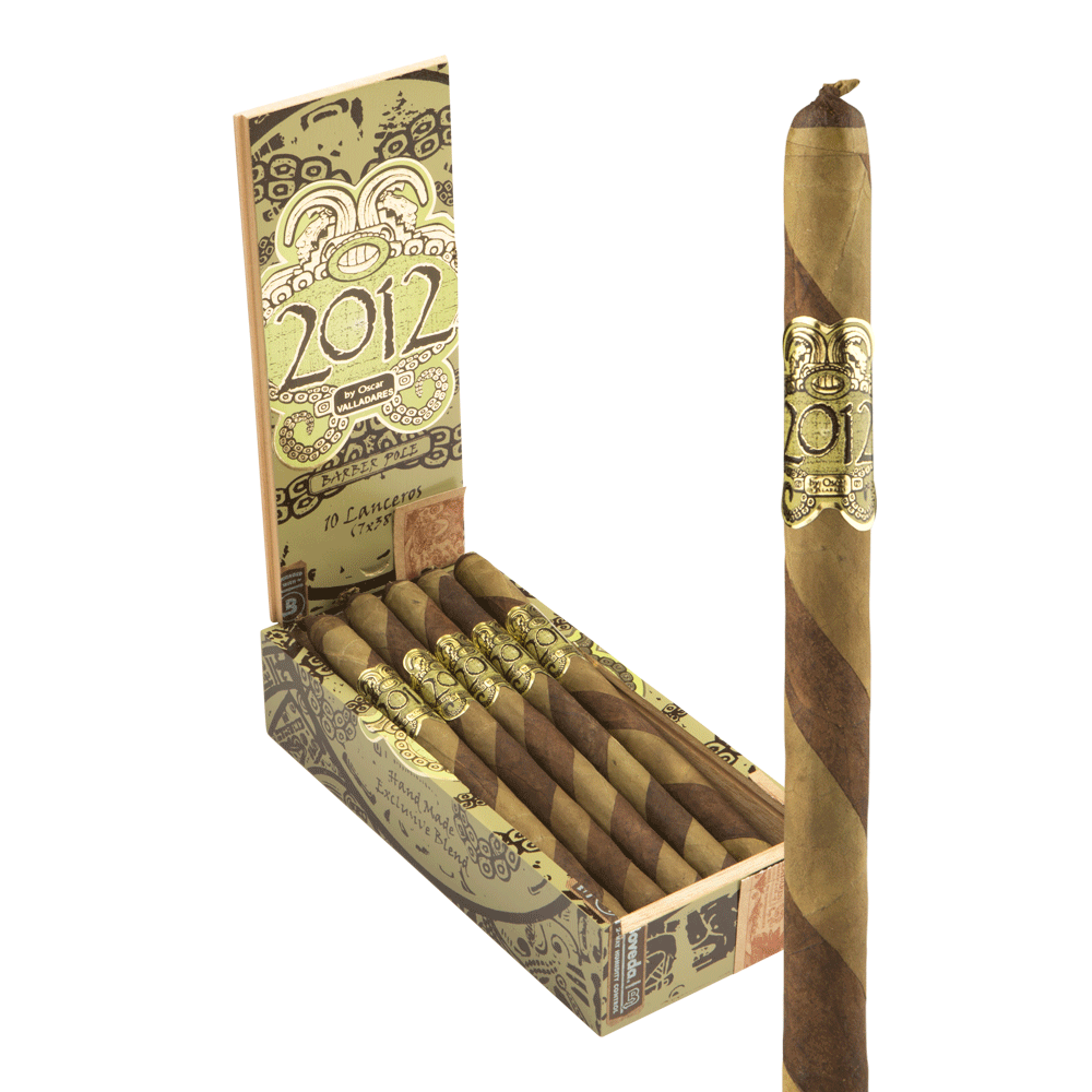 Oscar Valladares Cigars 2012 Lancero Barber Pole