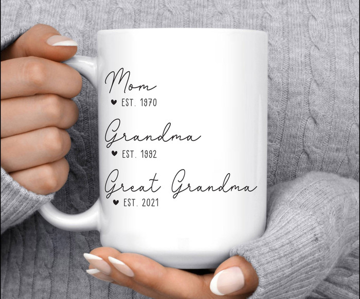 The perfect gift for Great Grandma and Great Grandpa to announce the arrival of a new family member.