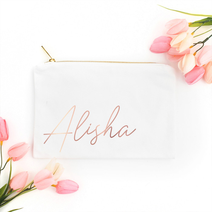 Personalized cosmetic bags for your bridesmaids