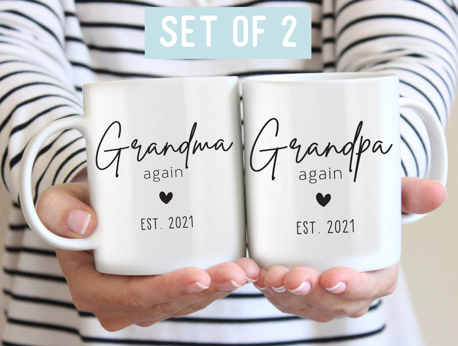The perfect gift to announce a new baby to the grandparents! Change the year to whichever year or date you want!