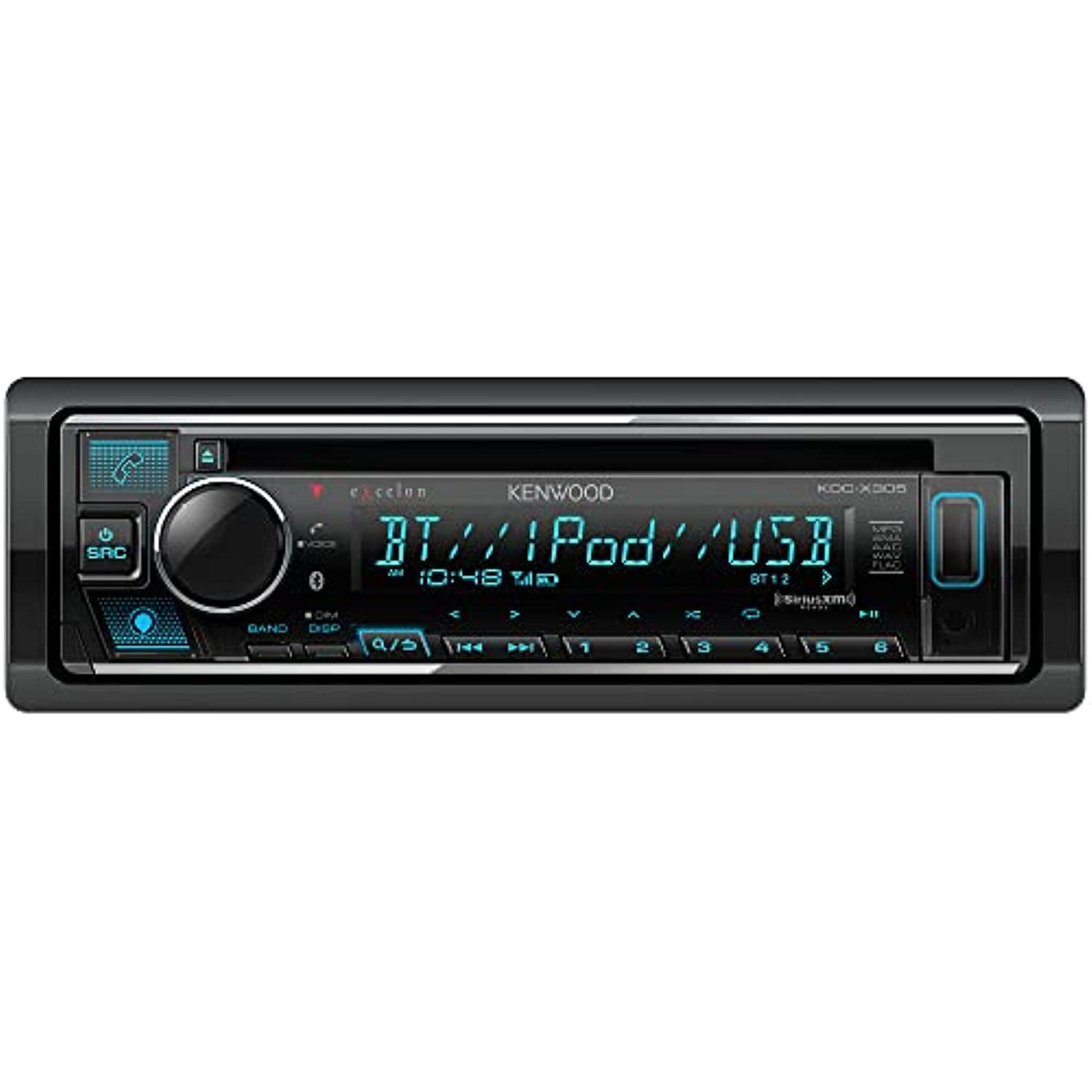 Kenwood Excelon KDC-X305 Single DIN CD with Bluetooth and Amazon Alexa
