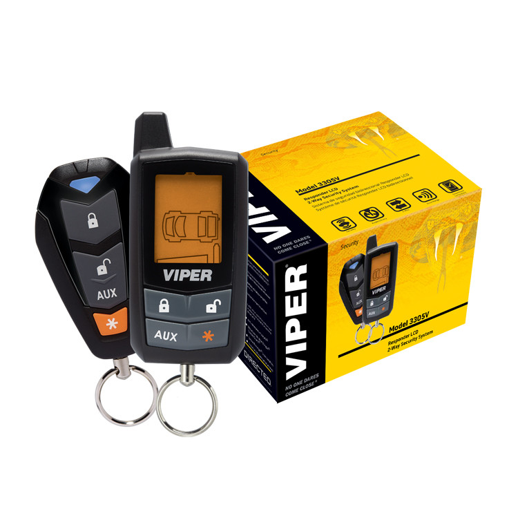 Viper 3305V Security System with 2-way LCD Remote and Keyless Entry