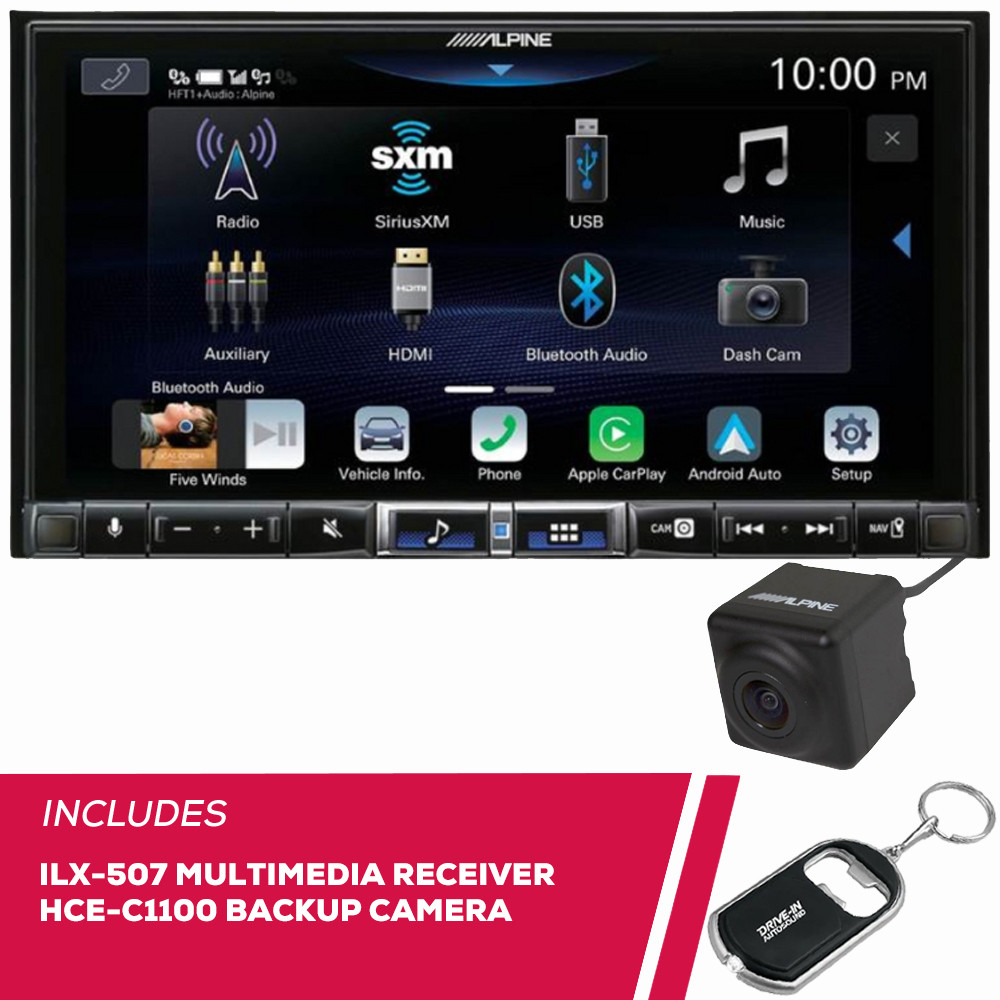 Alpine ILXF309TND ILX-F309TND data link camera in aux in speed sense rca cable e